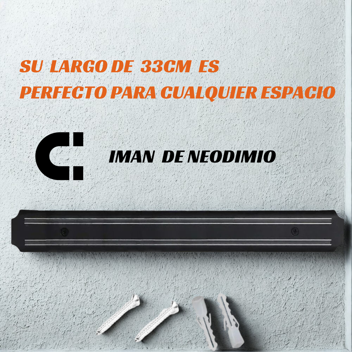 Barra Magnética Imantada 33 cm